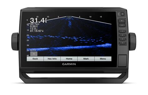 <b>Garmin: LiveScope</b> System<b> Bundle:</b> Transmit power: 500 watts: Frequencies supported: 530-1,100kHz: Max depth for forward range: 200' Target Separation (at 100') 14" Beam width: 20-135-degrees: Arrays: 3: Perspective Mode mount: Included: AHRS: Yes: Install Options: Trolling Motor/Transom: Transducer cable length: 20'. . Garmin livescope bundle
